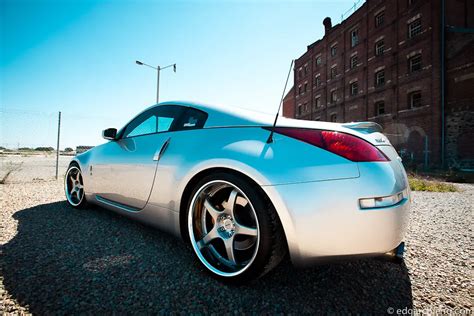 Nissan 350Z custom wheels AME SPECULAR R 19x9.0, ET +20, tire size 245/ ...