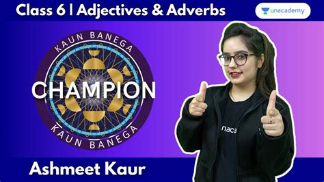 Kbc Kaun Banega Champion Adjectives And Adverbs English Grammar