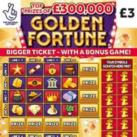 Golden Fortune (2023) Scratchcard - Lotto Scratchcards