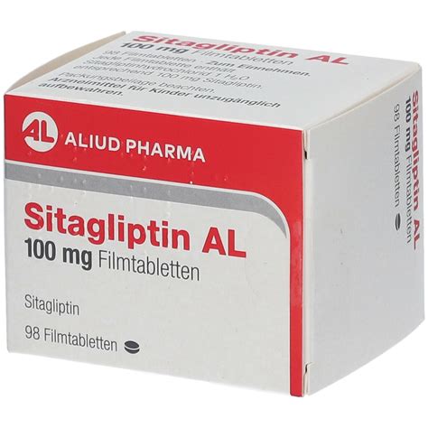 SITAGLIPTIN AL 100 Mg Filmtabletten 98 St Mit Dem E Rezept Kaufen