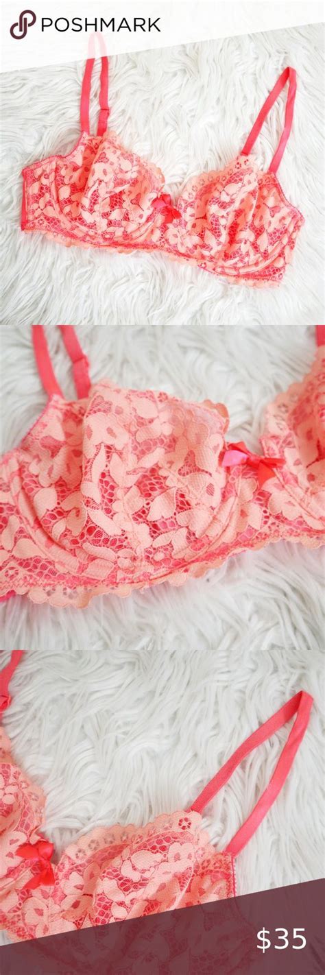 Victorias Secret Very Sexy Unlined Demi Bra Coral Demi Bra Pink