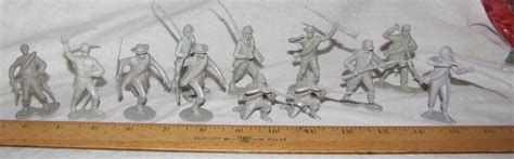 Mavin | Marx lot of Vintage Civil War playset Confederates toy soldiers