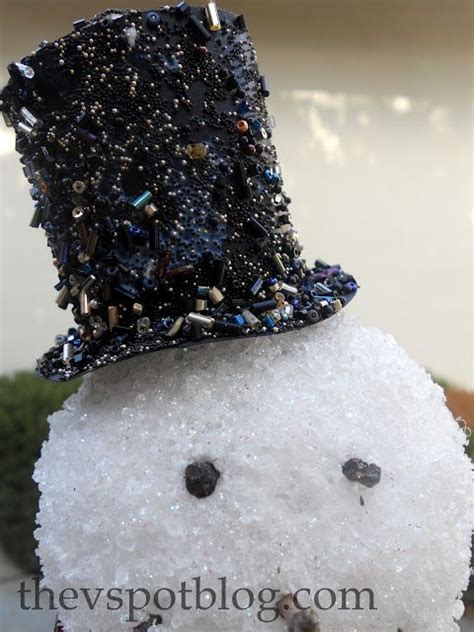 Make A Sparkly Epsom Salt Snowman Snowman Crafts Diy Diy Snowman Decorations Snowman