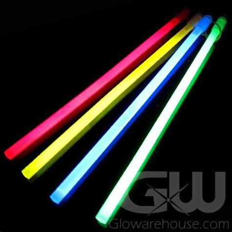 12 Assorted Color Glow Sticks