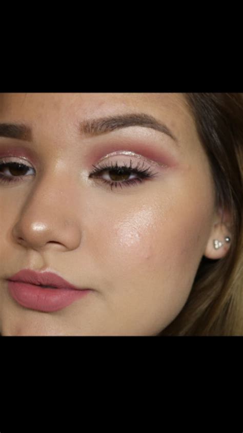 Pink Glitter Cut Crease Tutorial On Youtube Ariana Mahoney Makeup Makeup Looks Pink Glitter