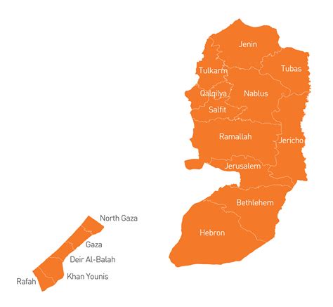 Palestine State Map