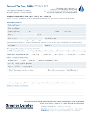 Fillable Online How To Fill Out IRS Form 1040 Income Tax Return Fax