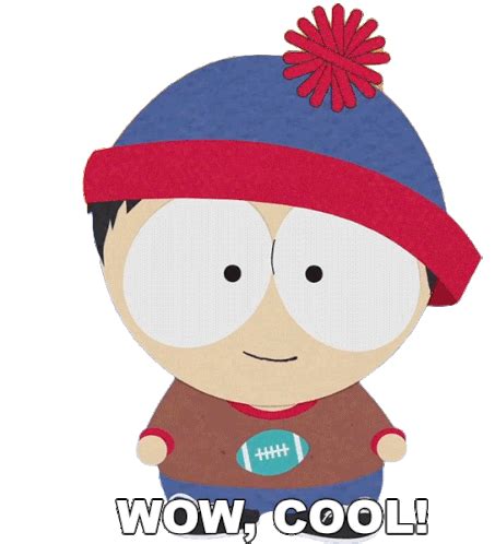 Wow Cool Stan Marsh Sticker Wow Cool Stan Marsh South Park Discover