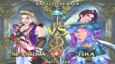 Setsuka Vs Tira Who Will Win Soul Calibur Ps Youtube