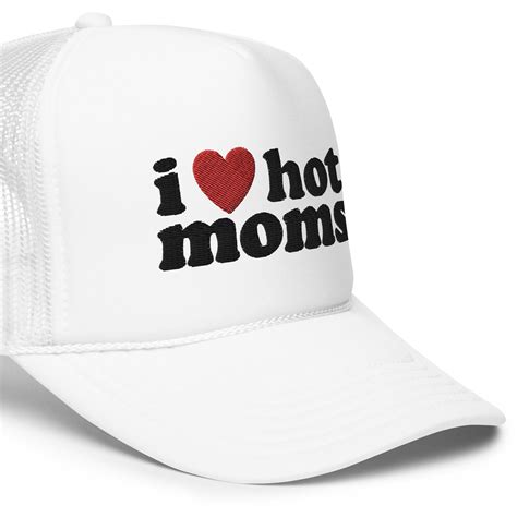 I ️ Hot Moms Foam Trucker Hat – Nesse Smile