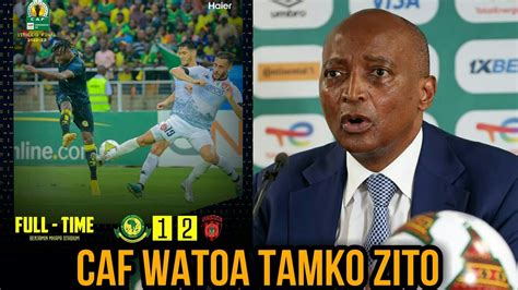 CAF Watoa Tamko Zito USM Alger Baada Ya Kuifunga Yanga 2 1 Fainali