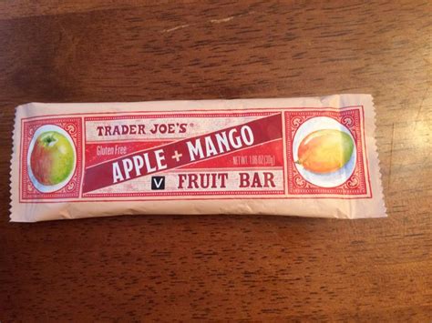 Just Two Ingredients Apple And Mango Trader Joes Fruit Bar 100 Days Of Real Food Trader