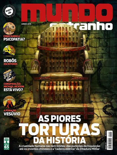 Capa Revista Mundo Estranho Behance