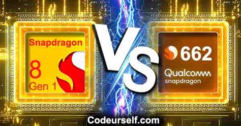 Snapdragon 8 Gen 1 vs Snapdragon 662 AnTuTu, GeekBench