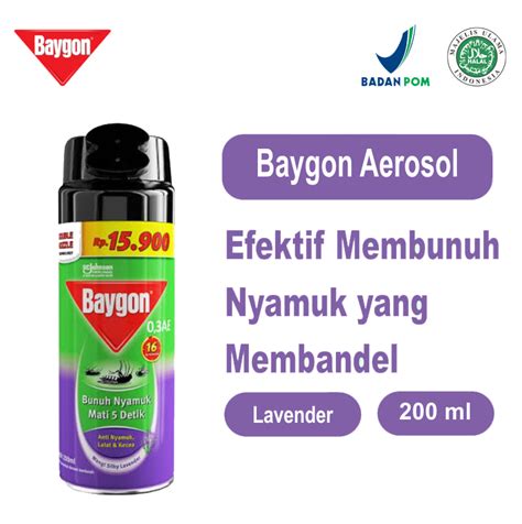 Baygon Aerosol Anti Nyamuk Lalat Dan Kecoa Semprotan Nyamuk Wangi