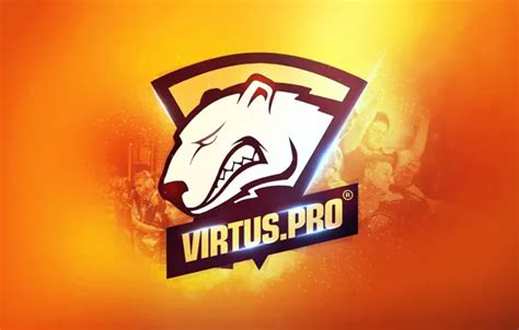 Wallpaper Logo Team Csgo Cs Go Orange Background Virtus Pro