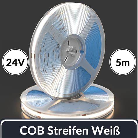 Led Cob Leds M Strip Neutralwei V Watt M M Mm K Cri