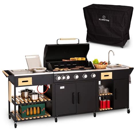 Klarstein Gasgrill Jersey Set Außenküche Grill Outdoor Grill Gas