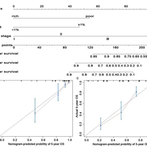 Construction And Validation Of The Prognostic Nomogram A The