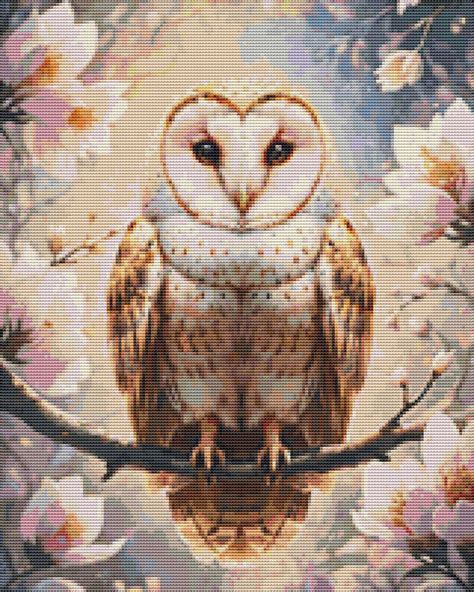 Barn Owl Cross Stitch Pattern On Storenvy