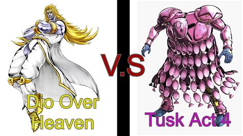 [yba] Beating Dio Over Heaven With Tusk Act 4 Youtube