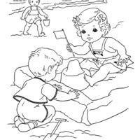 Desenho De Crian As Brincando De Ponte Para Colorir Tudodesenhos