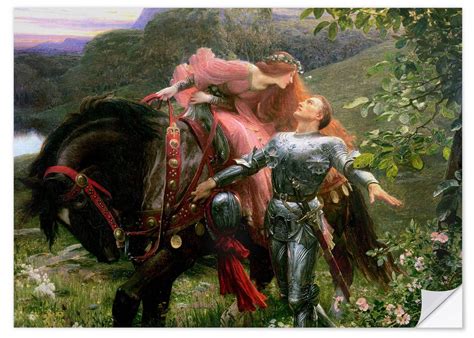 Posterlounge Wandfolie Sir Frank Dicksee La Belle Dame Sans Merci Malerei