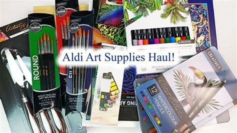 Aldi Art Supplies Haul Aldi Art Supplies Supplies