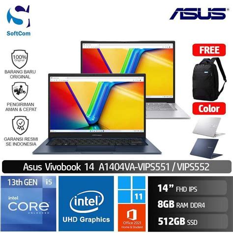 Promo Asus Vivobook A Va Vips Vips Notebook Core I U