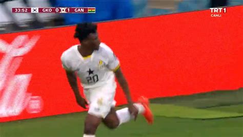 TRT Spor on Twitter GOOLL Ayew harika kesti Muhammed Kudus aynı