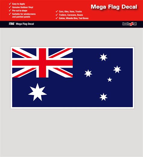 Australian Flag Mega Decal – FANtastic Stickers