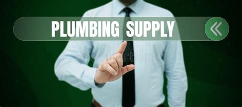 Hand Writing Sign Plumbing Supply Conceptual Photo Tubes Or Pipes Connect Plumbing Fixtures And