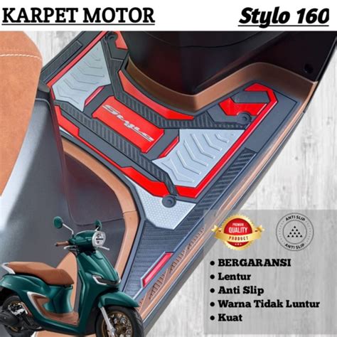 Jual Karpet Pijakan Kaki Honda Stylo Alas Kaki Stylo Bahan Full