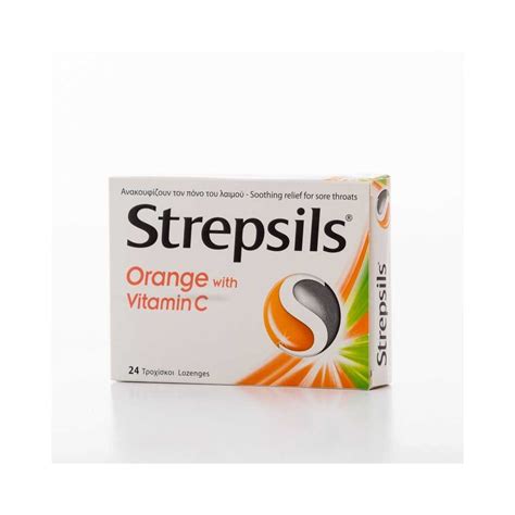 Strepsils Orange With Vitamin C S