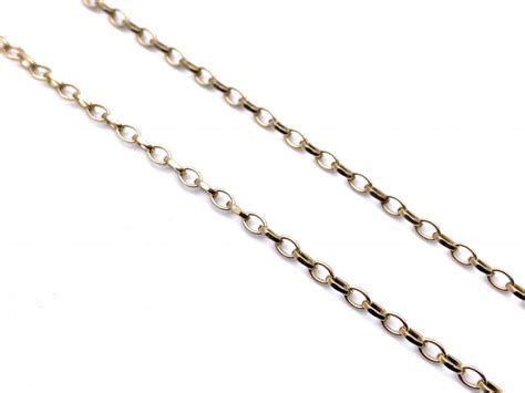 Secondhand 9ct Yellow Gold Belcher Chain 20 Inch At Segals Jewellers