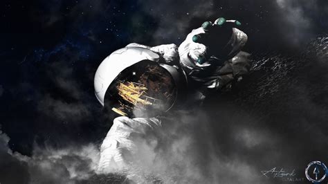 Astronaut Digital Art K Hd Phone Wallpaper Rare Gallery