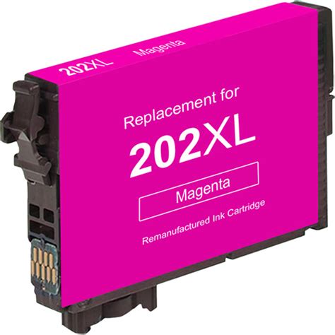 Remanufactured Epson 202XL High Yield Magenta Ink Cartridge Swift Ink