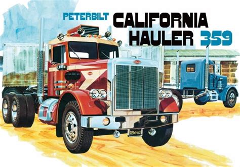 Amt 866 Peterbilt 359 California Hauler Truck 125 Model Car Mountain