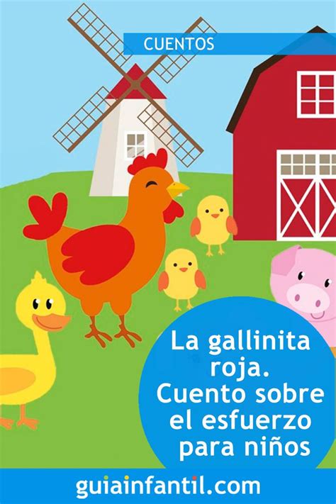 La gallina roja Fábula corta para niños sobre el esfuerzo y la