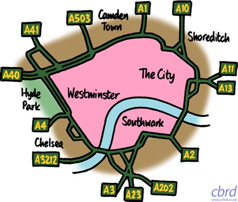 London Congestion Charge Zone Map