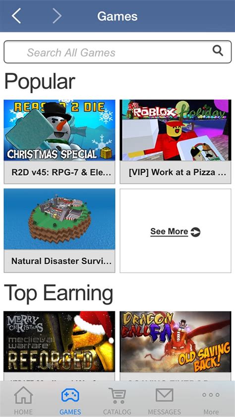 Roblox Mobile App