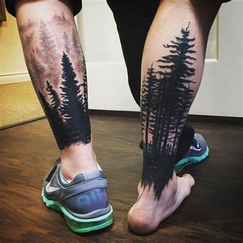 Tree Tattoos Leg