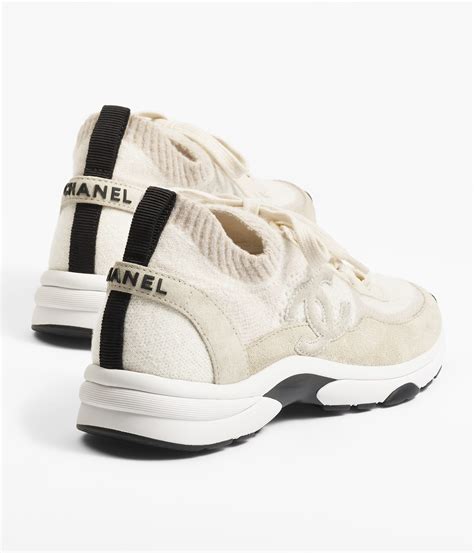 37 Images De Baskets Chanel Femme G39802 Crème