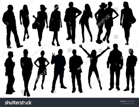 People Set Stock Vector (Royalty Free) 152972630 | Shutterstock