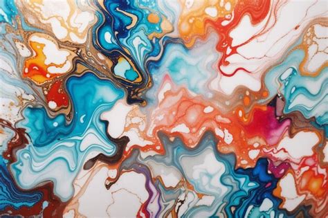 Premium Photo | Colorful marble pattern