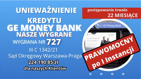 Bank Uznaje Wyrok I Nie Sk Ada Apelacji Wygrywamy Z Bph Sa Ge Money