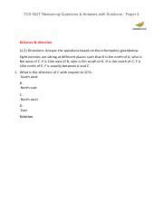 TCS NQT Reasoning Q A Paper 4 Pdf TCS NQT Reasoning Questions