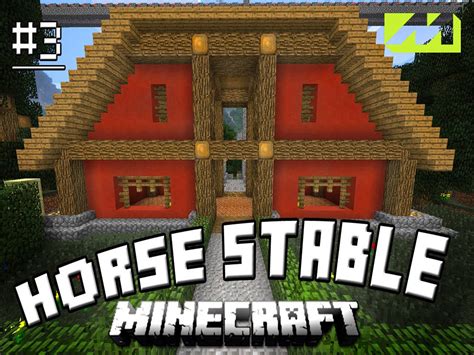 Minecraft Horse Stable Design