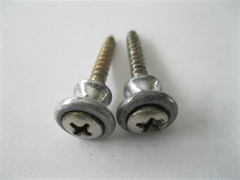 Gibson Strap Knobs Buttons 1972 Silver Reverb