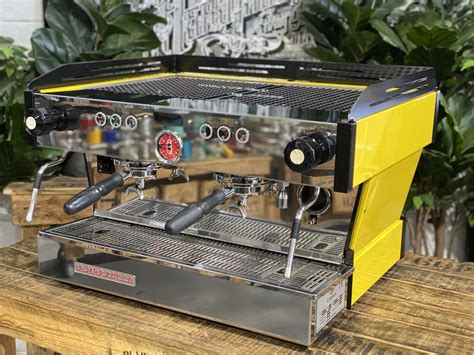 La Marzocco Linea PB 2 Group Yellow Black Coffee Machine Warehouse